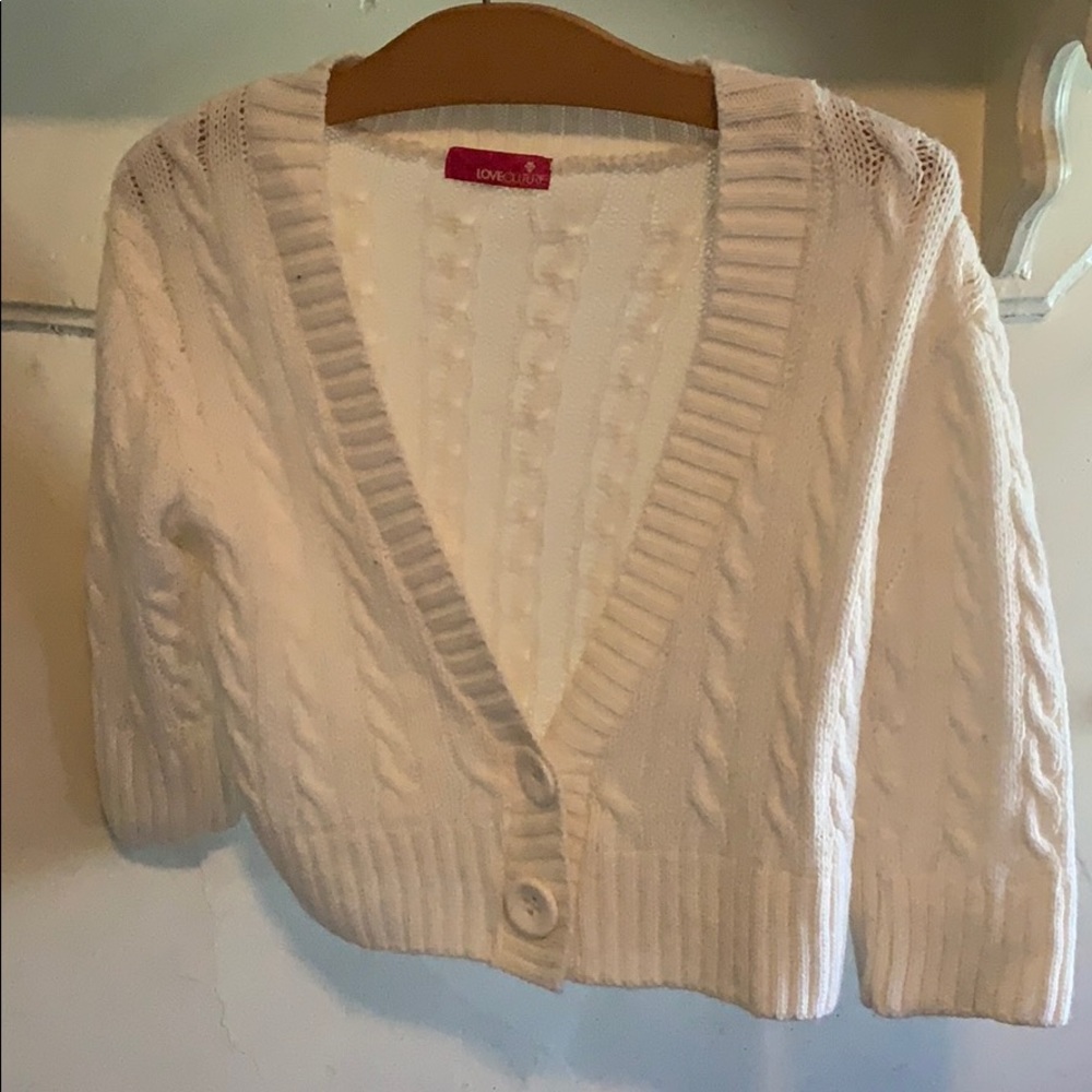 Cropped cardigan